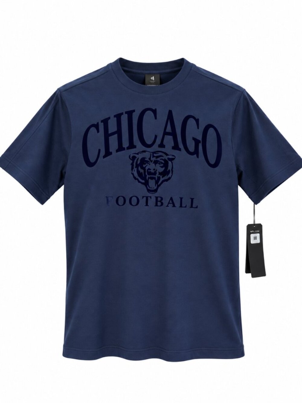Chicago Bears Fanatics Signature Heavyweight Tee Navy Unisex S NWT
